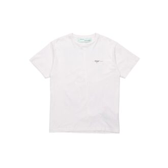c/o virgil abloh herr-t-shirt med färgade Arrows, korta ärmar och oversize-passform