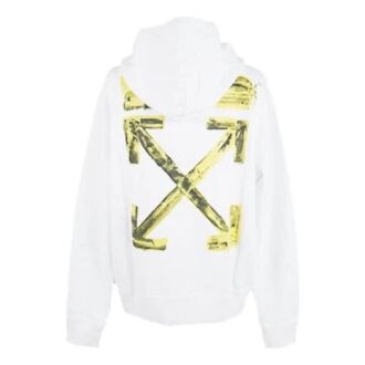 C/O Virgil Abloh Herrvita akrylpants med Arrows, slim fit