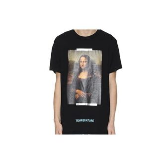 c/o VIRGIL ABLOH MONALISA SLIM FIT T-SHIRT Mona Lisa kortärmad svart