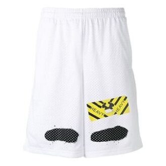 C O VIRGIL ABLOH Tiger Stripes Shorts Vit