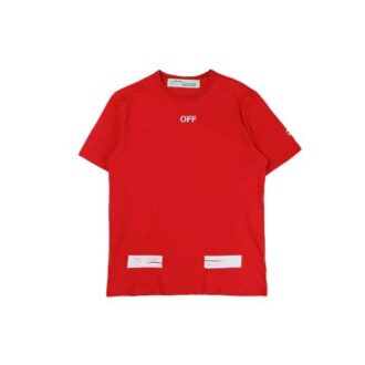 C/O VIRGIL OW Röda pil-kortärmad Shorts