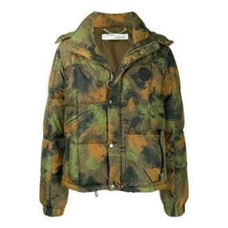 Camouflage Padded Jacket ”Green”