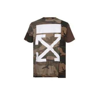 Camouflage Reconstructed Camo Shorts kortärmad