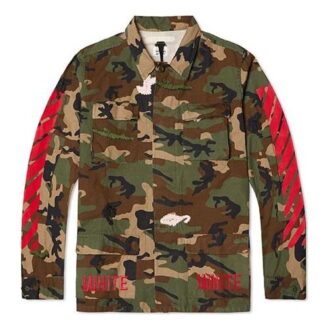 Camouflage Ribbon Jacket Skjorte for mænd Camouflage