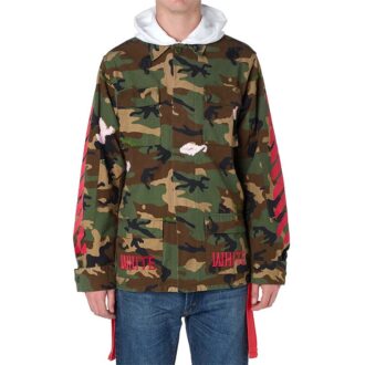 Camouflage Ribbon Jacket Skjorte for mænd Camouflage