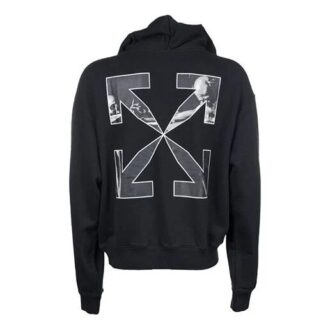 Caravaggio Arrow Over Hoodie ”Svart/Vit”