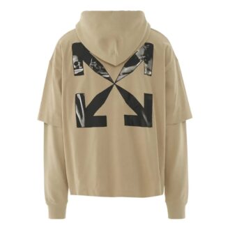 Caravaggio Arrow T-shirt med dubbla huvor ”Dark Sand”
