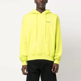 Caravaggio Arrows-hoodie ”Lime”