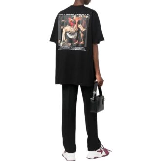 Caravaggio Deposition Over kortärmad T-shirt ”Svart”