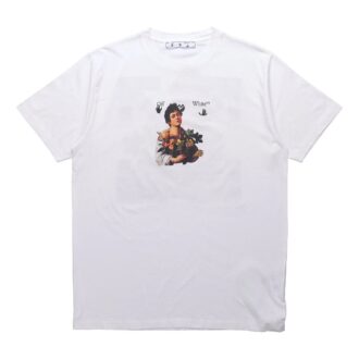 Caravaggio Pojkar Slim Tee ”Vit/Svart”