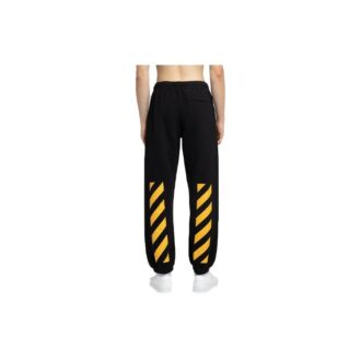 Caravaggio-Print Track Byxor ”Black Yellow”