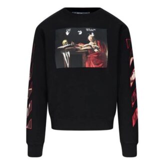 Caravaggio Slim Crewneck ”Svart/Röd”