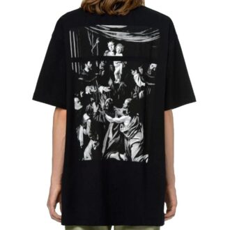 Caravaggio Square SS Over Tee ”Svart Vit”