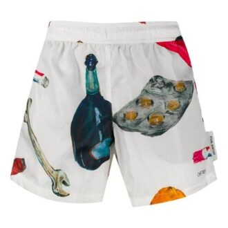Casual Applique Pill Shorts Herr Vit
