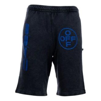 Casual Shorts med alfabetlogotyp, grå