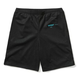 Casual Shorts med piltryck, svarta