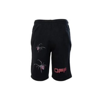 Casual Shorts med tryck, standardversion, svart
