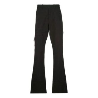 Casualbyxor med logotyp, slim fit-version, svart