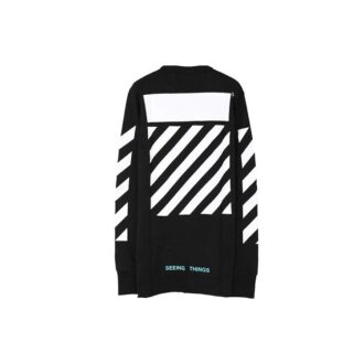 Chest Painting-tryck Långärmad Svart
