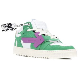 Court Low Sneakers Vit/Grön