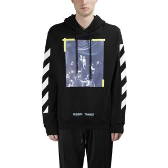 Cravaggio långärmad herrhoodie svart