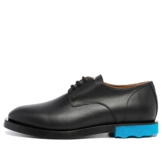 Derbyskor med kontrasterande sula ”Black Blue”