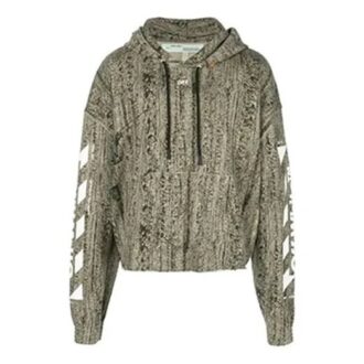 Diag Arrows Camo Logo Print Bomull