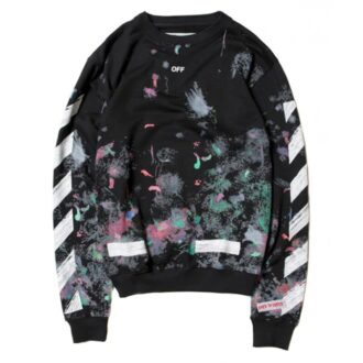 Diag Galaxy borstad LS-T-shirt