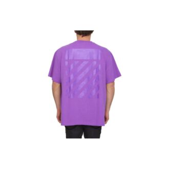 Diag Tab Over kortärmad T-shirt ”Orchid”