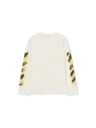 Diagonal Spray långärmad T-shirt