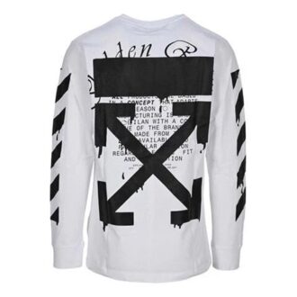 Dripping Arrows-logotryck Herr Vit