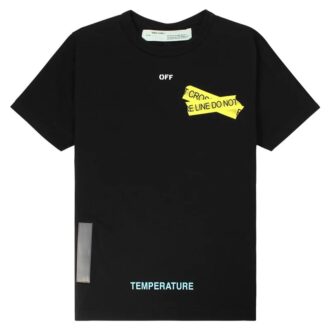 Firetape SS-T-shirt ”Svart Gul”