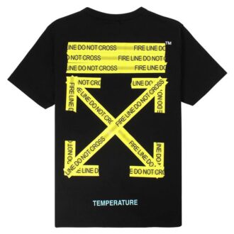 Firetape SS-T-shirt ”Svart Gul”