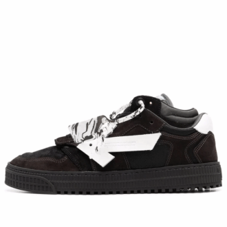 Floating Arrow låga Sneakers ”Black White”