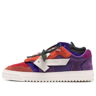 Floating Arrow Low-Top Sneakers ”Purple Orange White”