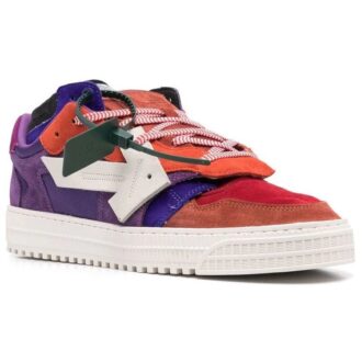 Floating Arrow Low-Top Sneakers ”Purple Orange White”
