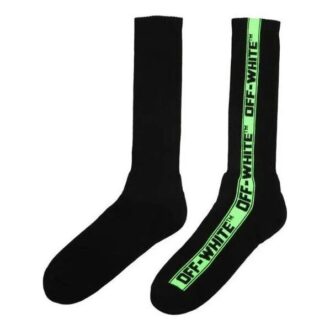 Fluorescerande industriella bältesstrumpor ”Black Green”
