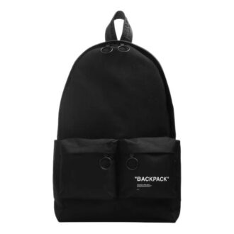 FW19 Black Quote ryggsäck Svart