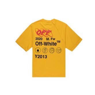 FW19 Industrial Y013 Recon kortärmad T-shirt för män, gul