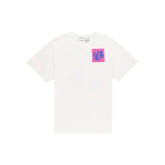 FW19 Shape Of Oversized Printing kortärmad T-shirt för män, vit