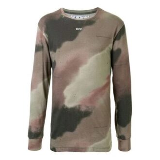 FW20 Arrows Printing Camo Långärmad herrtröja Grön