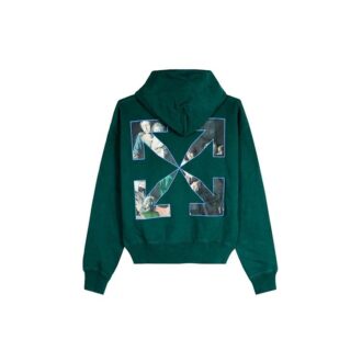 FW20 Caravaggio Loose Hooded Pullover Herr Grön