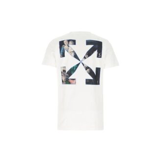 FW20 Caravaggio-tryckt vit herrtröja
