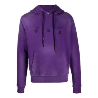 FW20 Fade Logo Hooded Sweater Lila