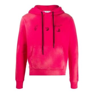 FW20 Fade Logo Hooded Sweater Rosa