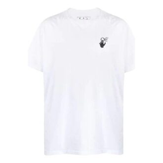 FW20 Human Skeleton Arrow kortärmad T-shirt för män, vit