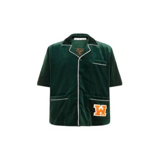 FW20 kortärmad skjorta Velet kortärmad skjorta för män Grön