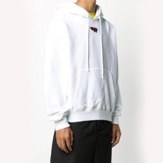 FW20 Logo Hooded Pullover Herr Vit