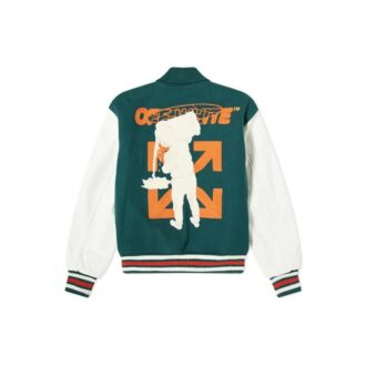 Fw20 Logo-patchar Varsity-jacka