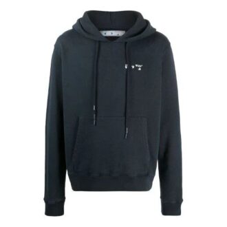 FW20 Logo-tryckt lös huvtröja för män, grå